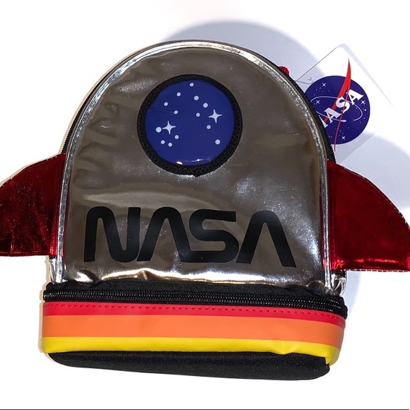 Other - NASA Silver Rocket Insulated Lunch Bag
